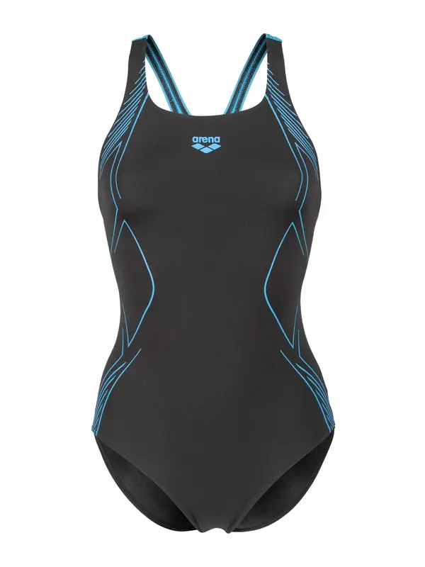 ARENA ARENA Jednodijelni kupaći kostim 'Graphic Swim Pro Back'  azur / crna