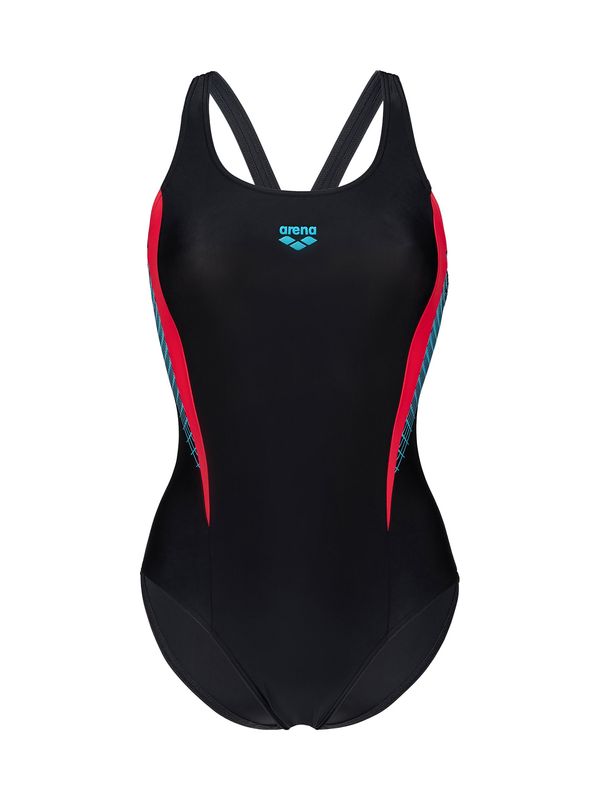 ARENA ARENA Jednodijelni kupaći kostim 'THREEFOLD R'  akvamarin / crvena / crna