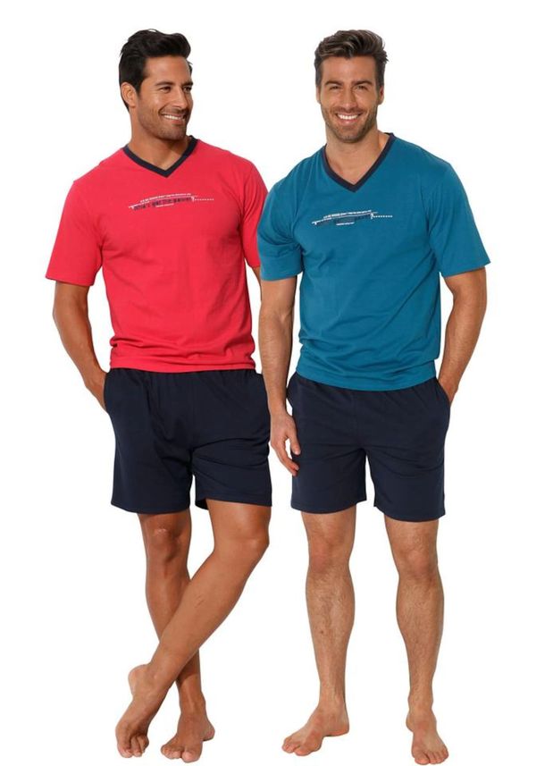 ARIZONA ARIZONA Kratka pidžama  plava / tamno plava / pastelno crvena / bijela