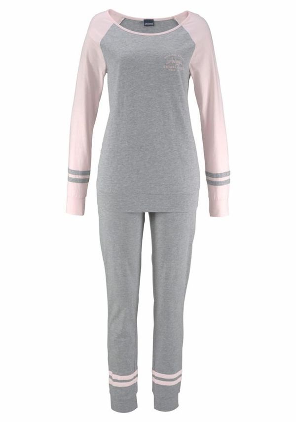 ARIZONA ARIZONA Pidžama  siva melange / svijetloroza