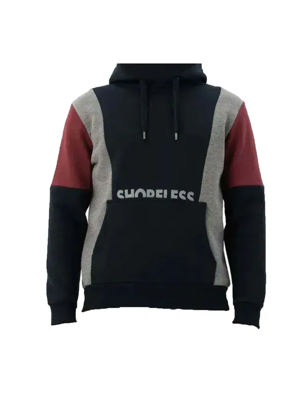 Arma Arma Sweater majica  tamno plava / siva / tamno crvena
