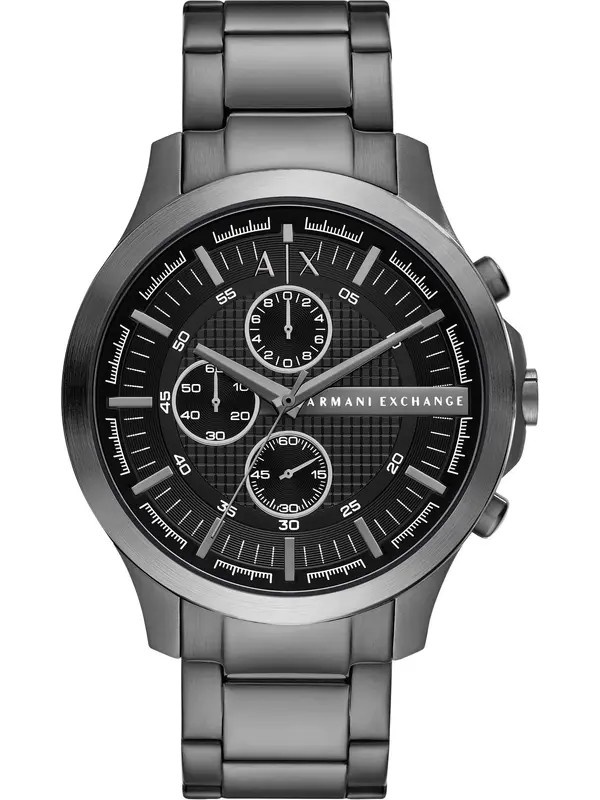 ARMANI EXCHANGE ARMANI EXCHANGE Analogni sat  bazalt siva / crna / bijela