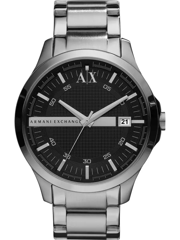 ARMANI EXCHANGE ARMANI EXCHANGE Analogni sat  crna / srebro