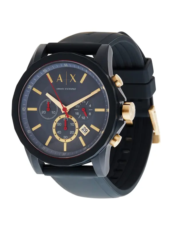 ARMANI EXCHANGE ARMANI EXCHANGE Analogni sat  noćno plava / zlatno žuta / vatreno crvena / bijela