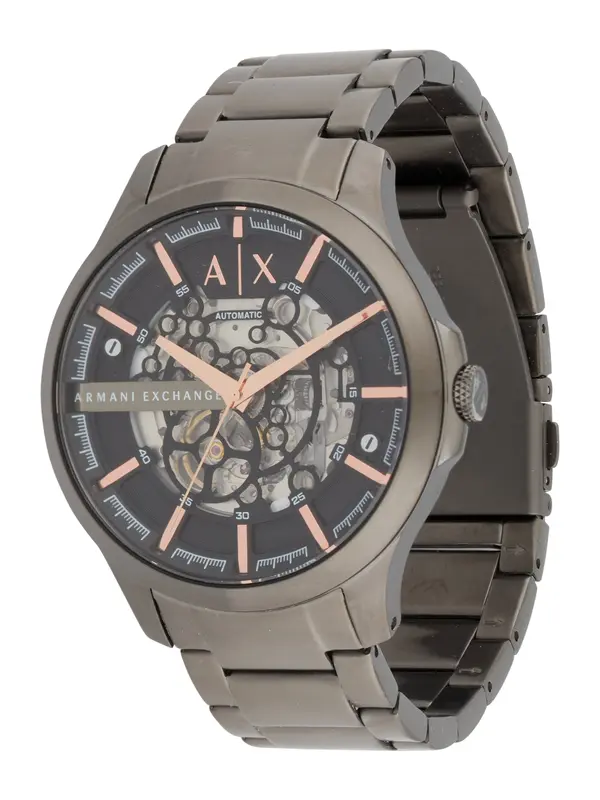 ARMANI EXCHANGE ARMANI EXCHANGE Analogni sat  rozo zlatna / antracit siva