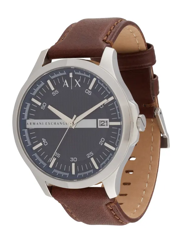 ARMANI EXCHANGE ARMANI EXCHANGE Analogni sat  tamno plava / smeđa / srebro
