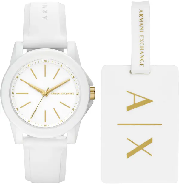ARMANI EXCHANGE ARMANI EXCHANGE Analogni sat  zlatna / bijela