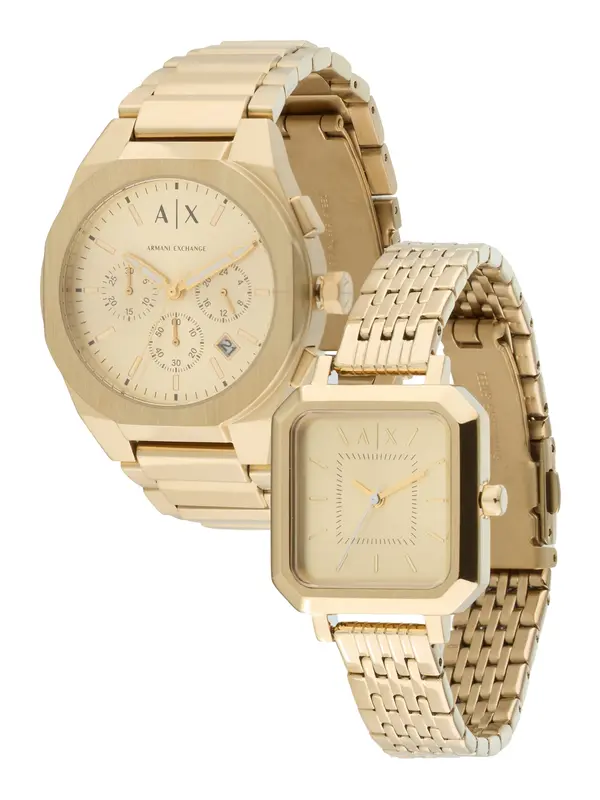 ARMANI EXCHANGE ARMANI EXCHANGE Analogni sat  zlatna