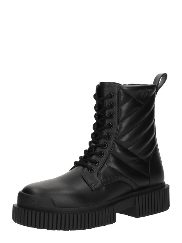 ARMANI EXCHANGE ARMANI EXCHANGE Gležnjače na vezanje  crna