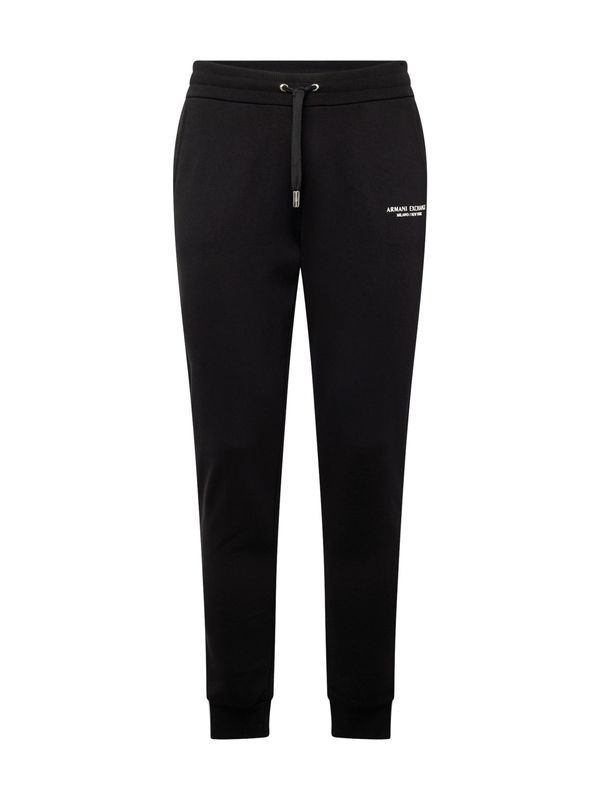 ARMANI EXCHANGE ARMANI EXCHANGE Hlače  crna / bijela