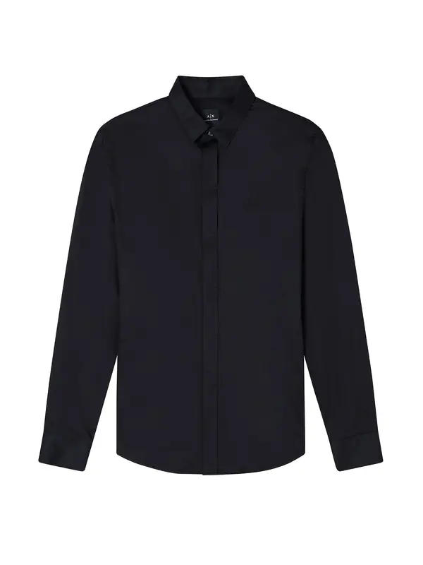 ARMANI EXCHANGE ARMANI EXCHANGE Košulja 'Camicia AX ARMANI EXCHANGE da Uomo - 8NZCBD0113'  crna