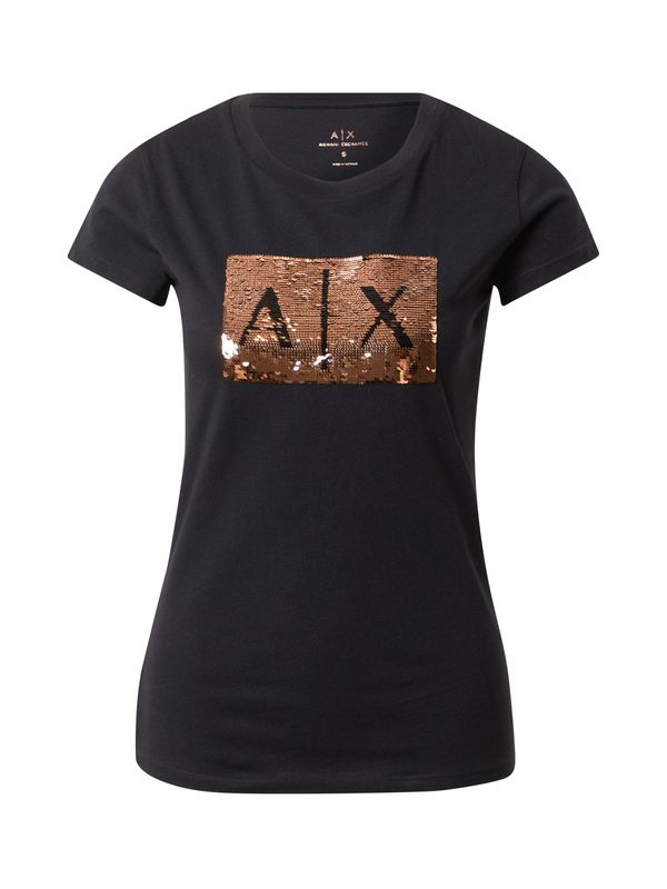Armani ARMANI EXCHANGE Majica  bakrena / crna