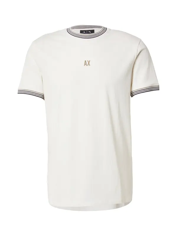 ARMANI EXCHANGE ARMANI EXCHANGE Majica  bež / boja pijeska / crna