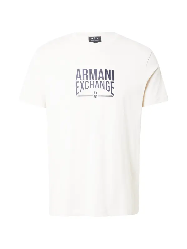 ARMANI EXCHANGE ARMANI EXCHANGE Majica  boja pijeska / mornarsko plava