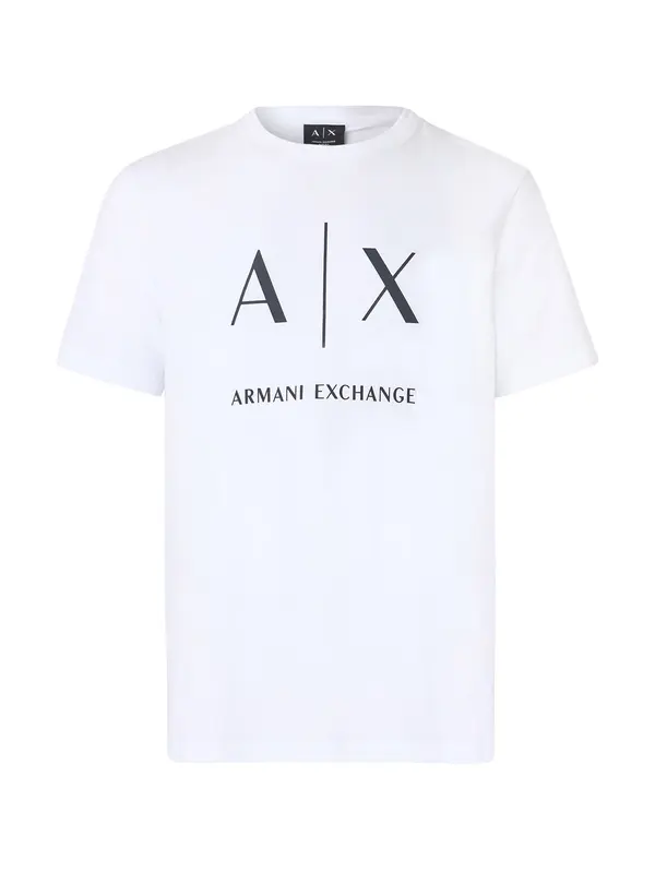 ARMANI EXCHANGE ARMANI EXCHANGE Majica  crna / bijela