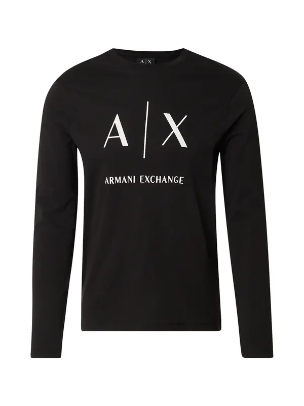 ARMANI EXCHANGE ARMANI EXCHANGE Majica  crna / bijela