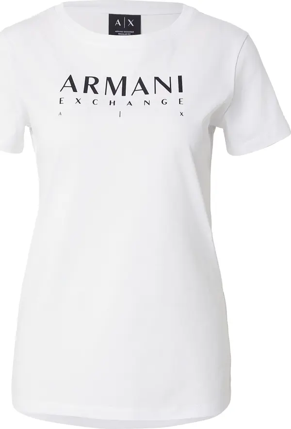 ARMANI EXCHANGE ARMANI EXCHANGE Majica  crna / bijela
