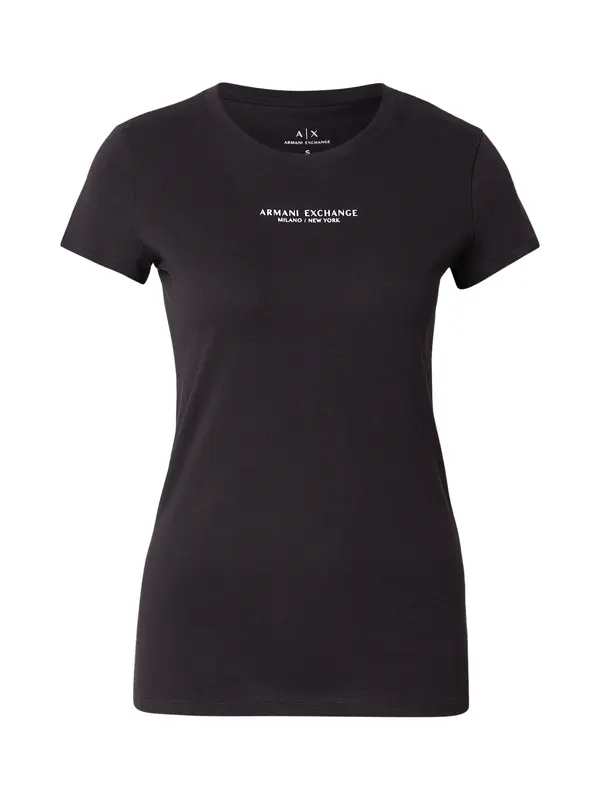ARMANI EXCHANGE ARMANI EXCHANGE Majica  crna / bijela