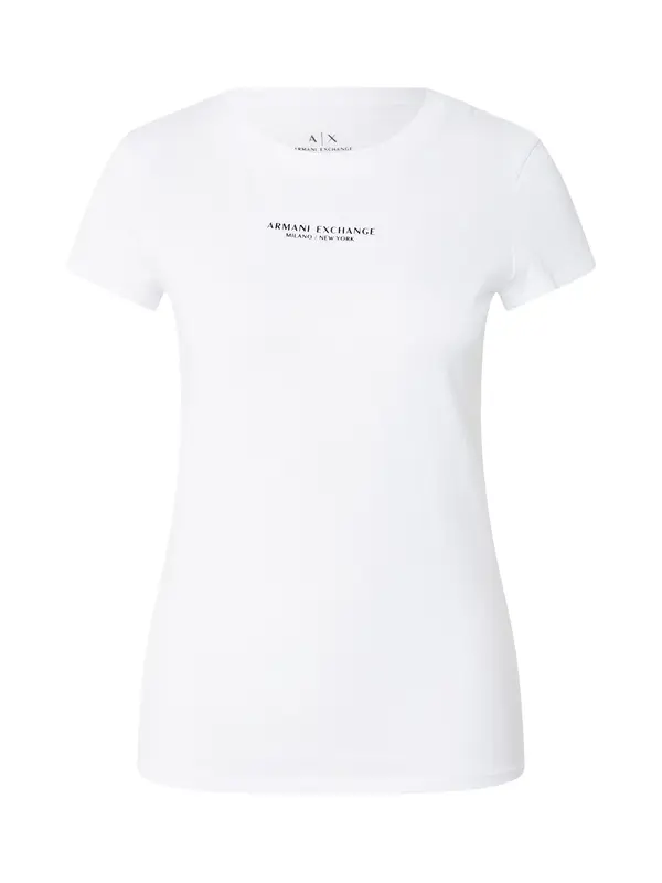 ARMANI EXCHANGE ARMANI EXCHANGE Majica  crna / bijela