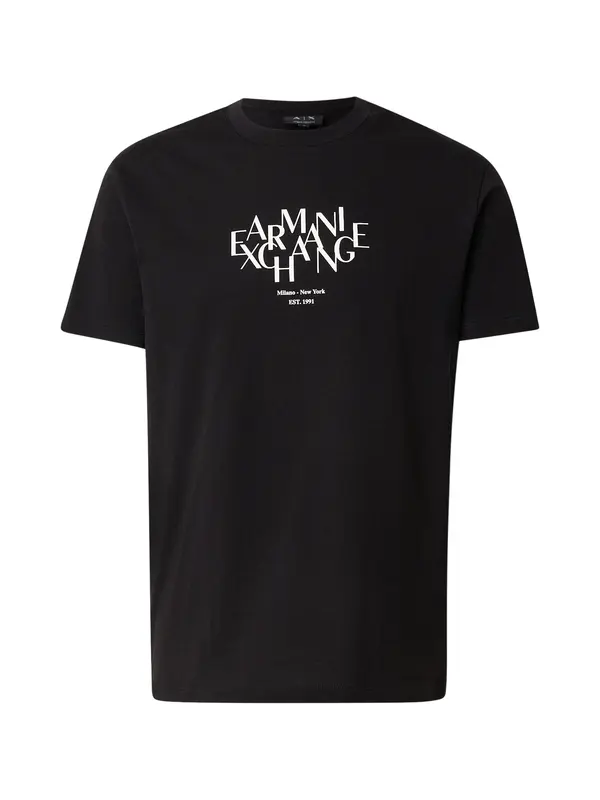 ARMANI EXCHANGE ARMANI EXCHANGE Majica  crna / bijela