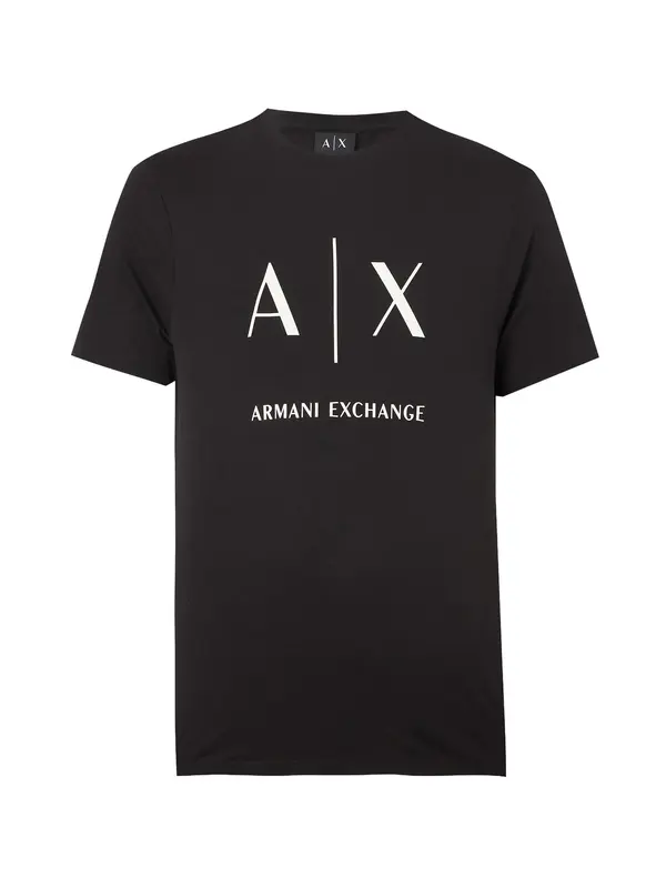 ARMANI EXCHANGE ARMANI EXCHANGE Majica  crna / bijela