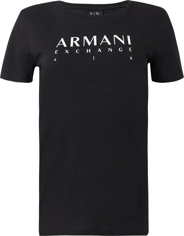ARMANI EXCHANGE ARMANI EXCHANGE Majica  crna / bijela