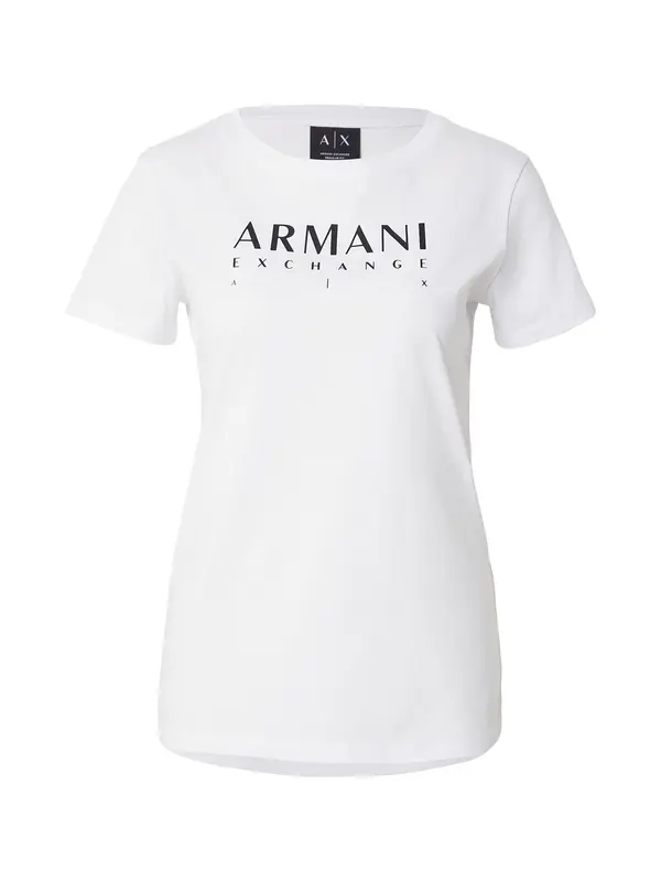 ARMANI EXCHANGE ARMANI EXCHANGE Majica  crna / bijela