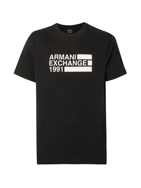 ARMANI EXCHANGE ARMANI EXCHANGE Majica  crna / bijela