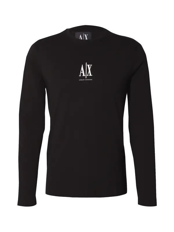ARMANI EXCHANGE ARMANI EXCHANGE Majica  crna / bijela