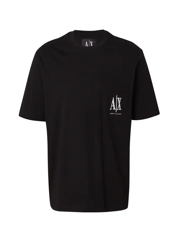 ARMANI EXCHANGE ARMANI EXCHANGE Majica  crna / bijela