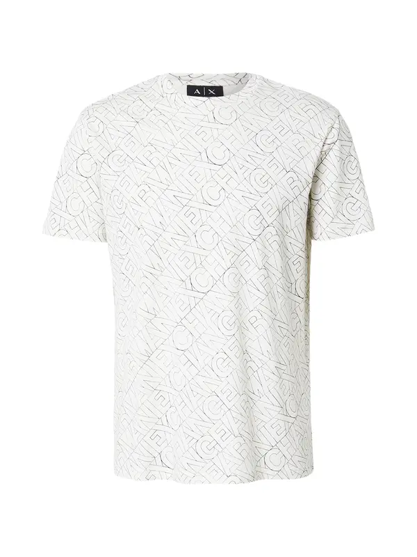 ARMANI EXCHANGE ARMANI EXCHANGE Majica  crna / bijela
