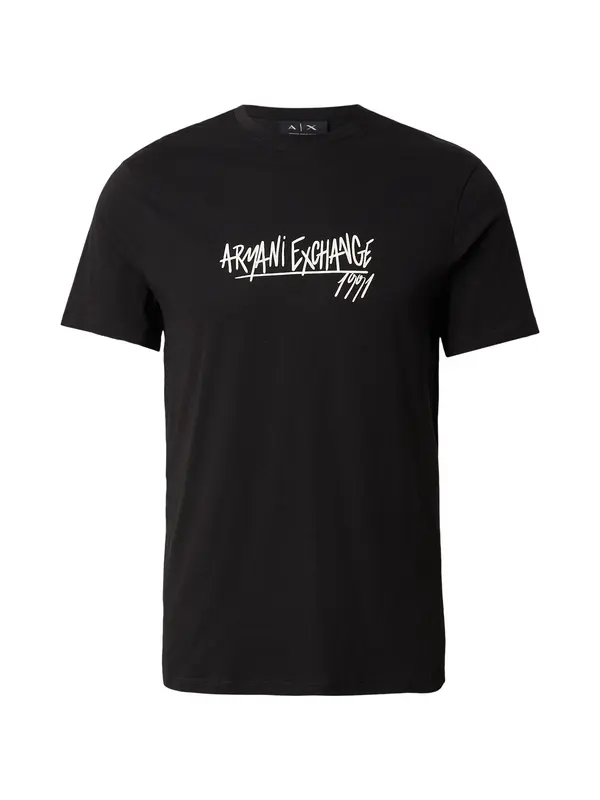ARMANI EXCHANGE ARMANI EXCHANGE Majica  crna / bijela