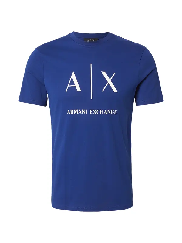 ARMANI EXCHANGE ARMANI EXCHANGE Majica  kobalt plava / bijela