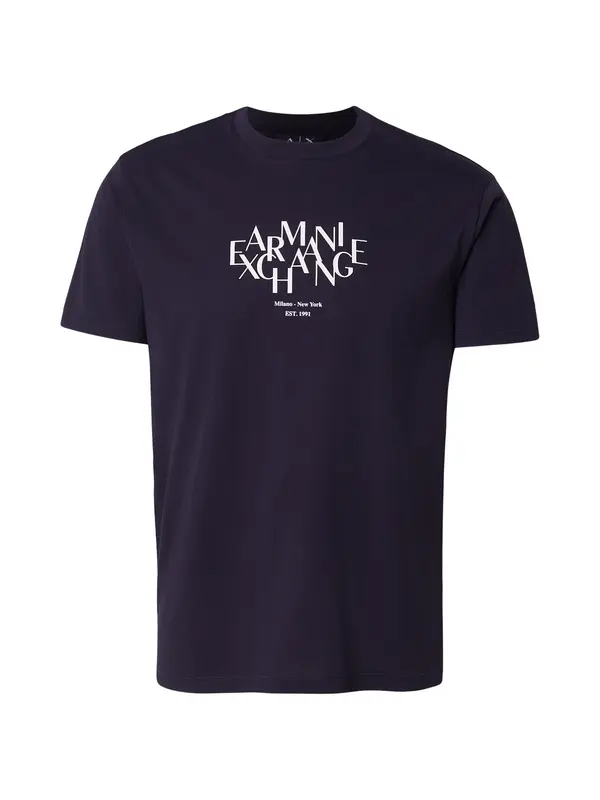 ARMANI EXCHANGE ARMANI EXCHANGE Majica  mornarsko plava / bijela