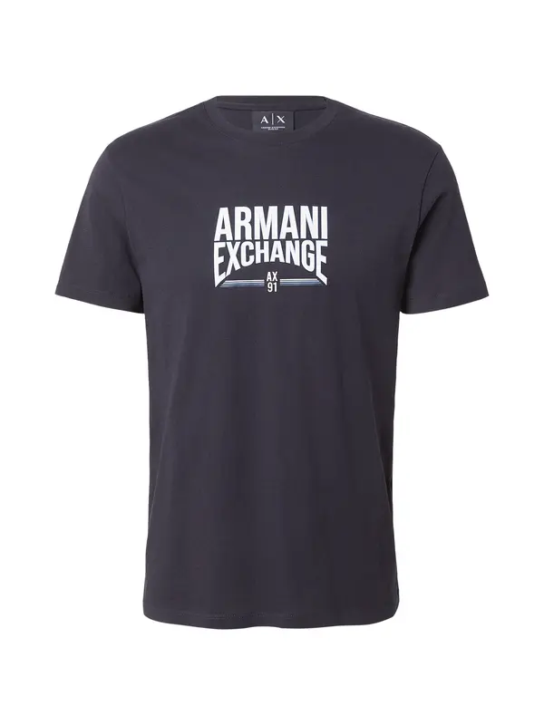 ARMANI EXCHANGE ARMANI EXCHANGE Majica  mornarsko plava / bijela