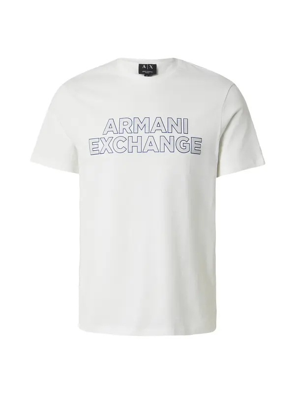 ARMANI EXCHANGE ARMANI EXCHANGE Majica  mornarsko plava / prljavo bijela