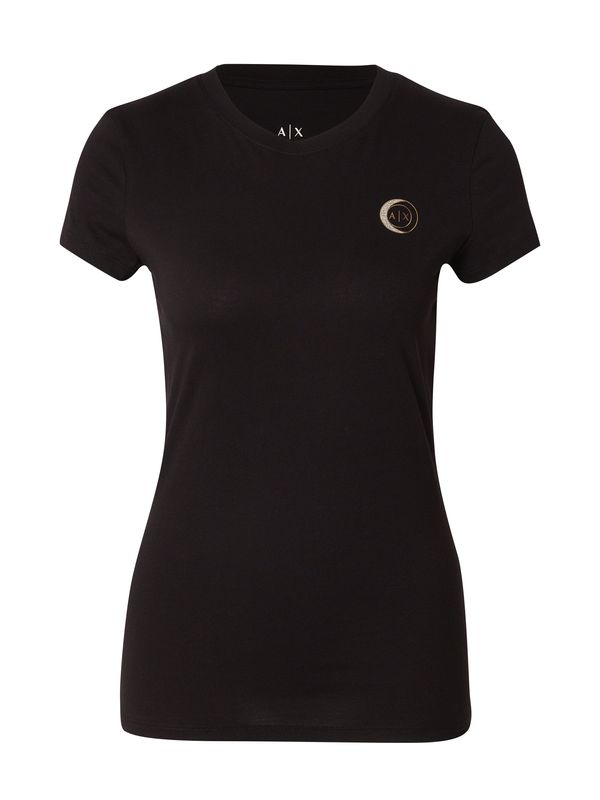 ARMANI EXCHANGE ARMANI EXCHANGE Majica 'Ramadan'  zlatna / crna