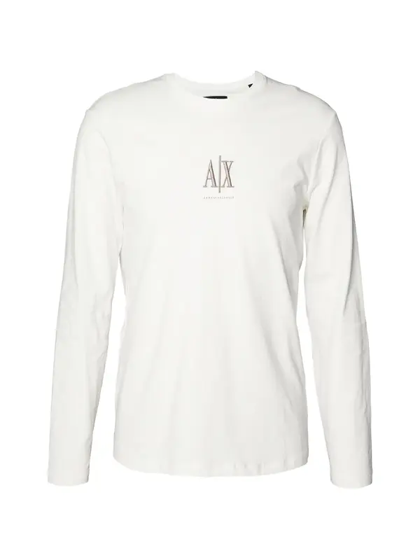 ARMANI EXCHANGE ARMANI EXCHANGE Majica  srebrno siva / bijela
