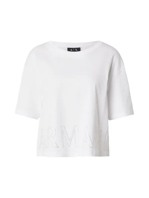 ARMANI EXCHANGE ARMANI EXCHANGE Majica  srebro / bijela