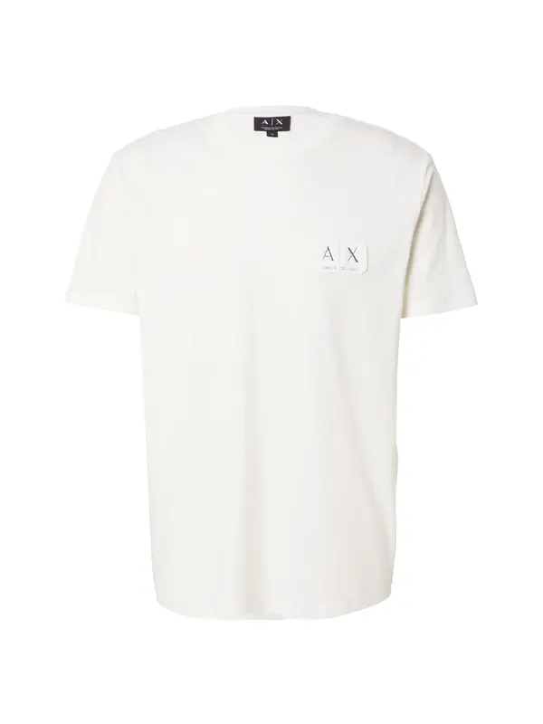 ARMANI EXCHANGE ARMANI EXCHANGE Majica  srebro / prljavo bijela
