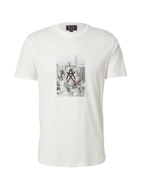 ARMANI EXCHANGE ARMANI EXCHANGE Majica  svijetloplava / siva / crna / prljavo bijela