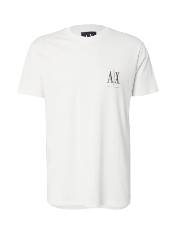 ARMANI EXCHANGE ARMANI EXCHANGE Majica  taupe siva / bijela