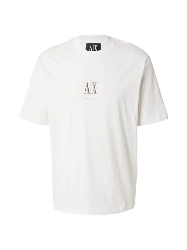 ARMANI EXCHANGE ARMANI EXCHANGE Majica  taupe siva / prljavo bijela