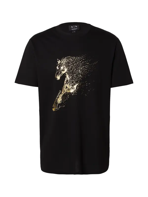 ARMANI EXCHANGE ARMANI EXCHANGE Majica  zlatna / crna