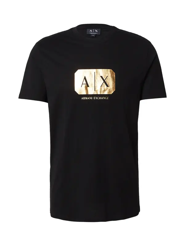 ARMANI EXCHANGE ARMANI EXCHANGE Majica  zlatna / crna