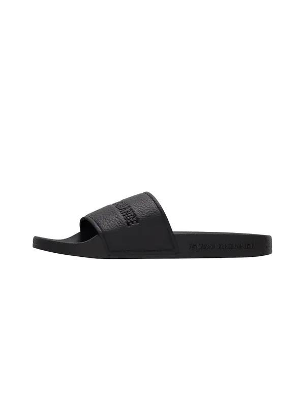 ARMANI EXCHANGE ARMANI EXCHANGE Natikače s potpeticom  crna