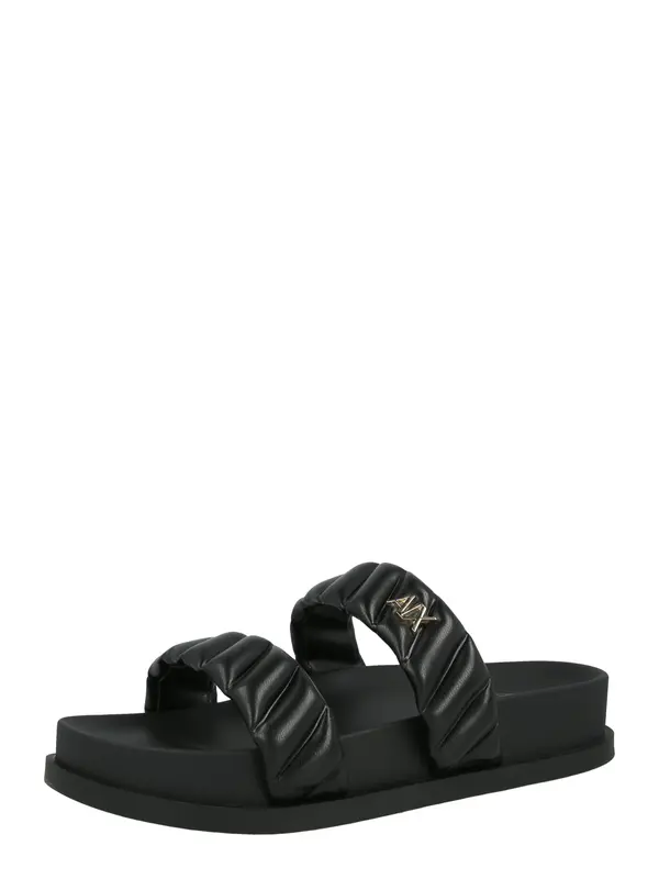 ARMANI EXCHANGE ARMANI EXCHANGE Natikače s potpeticom 'FEBE'  crna