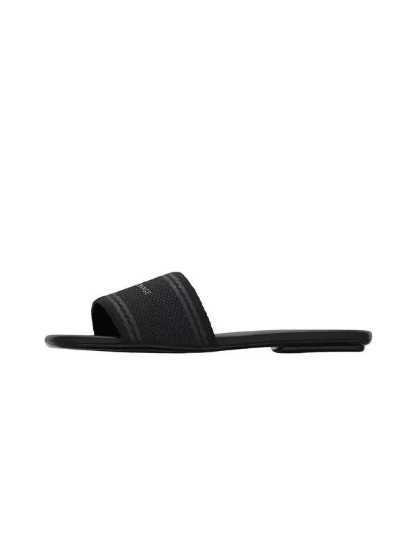 ARMANI EXCHANGE ARMANI EXCHANGE Natikače s potpeticom 'TINA'  antracit siva / crna