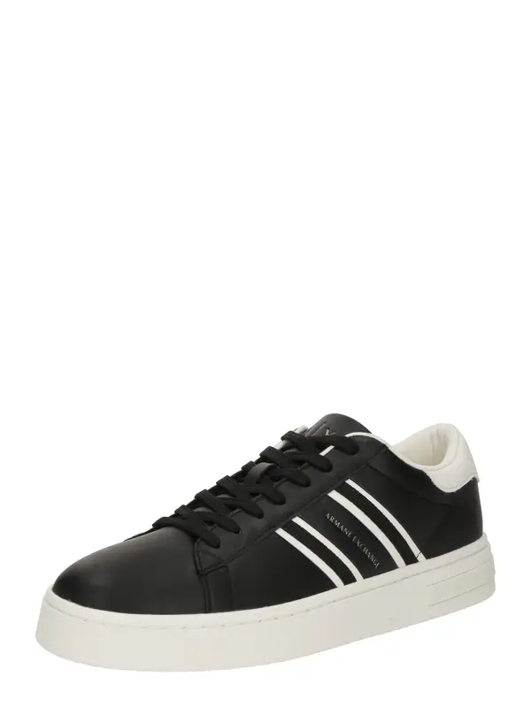 ARMANI EXCHANGE ARMANI EXCHANGE Niske tenisice 'LONDON'  crna / bijela