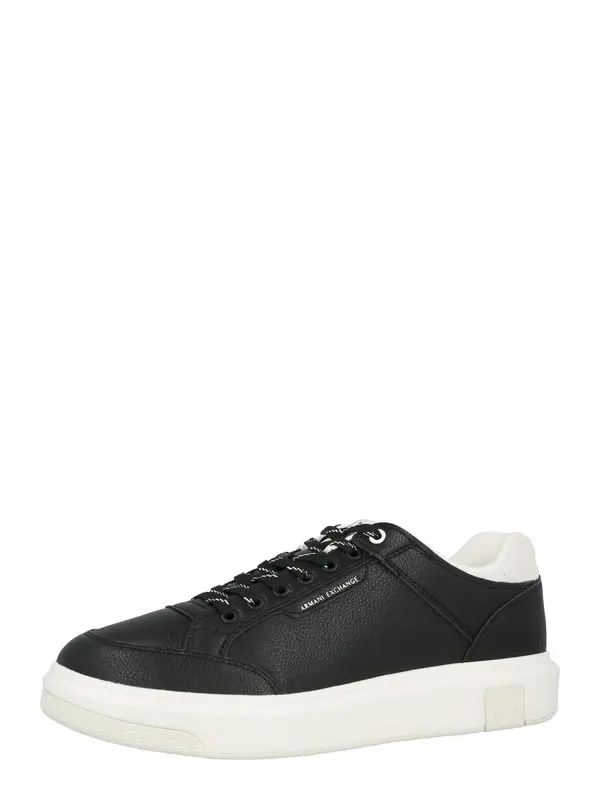 ARMANI EXCHANGE ARMANI EXCHANGE Niske tenisice 'VENICE'  crna / bijela